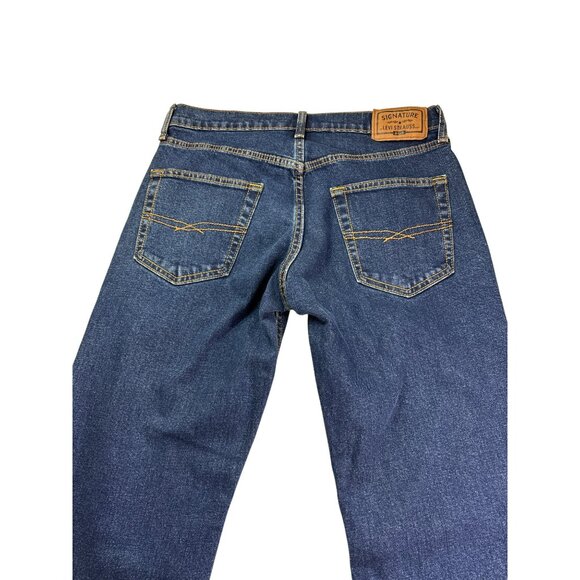 Levi Strauss & Co. Mens Signature Flex Performance Relaxed Jeans 30X32 Blue New - Picture 3 of 7